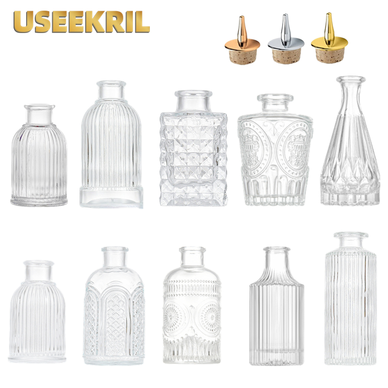 Bitters Bottle Set - زجاجات كوكتيل المر مع غطاء زجاجي