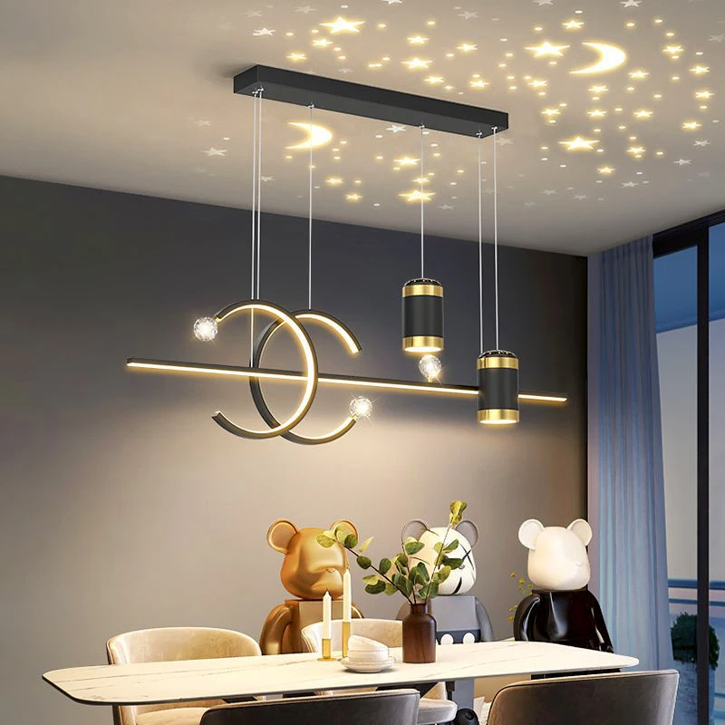 Home Bar And Counter - مصباح معلق LED بتصميم نورديك للمطاعم،