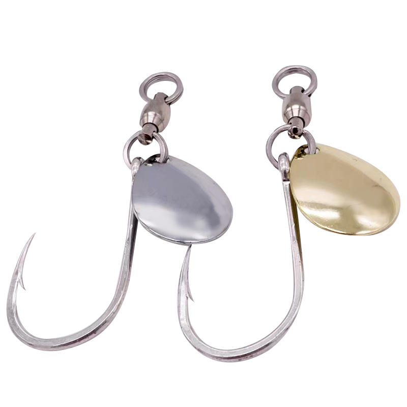 Jigger Double Sided - خطافات صيد فردية من TAKEDO، دوارة