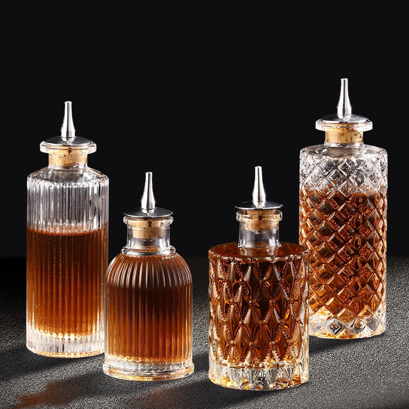 زجاجات كوكتيل المر مع غطاء زجا - مراجعة Bitters Bottle Set وسعره