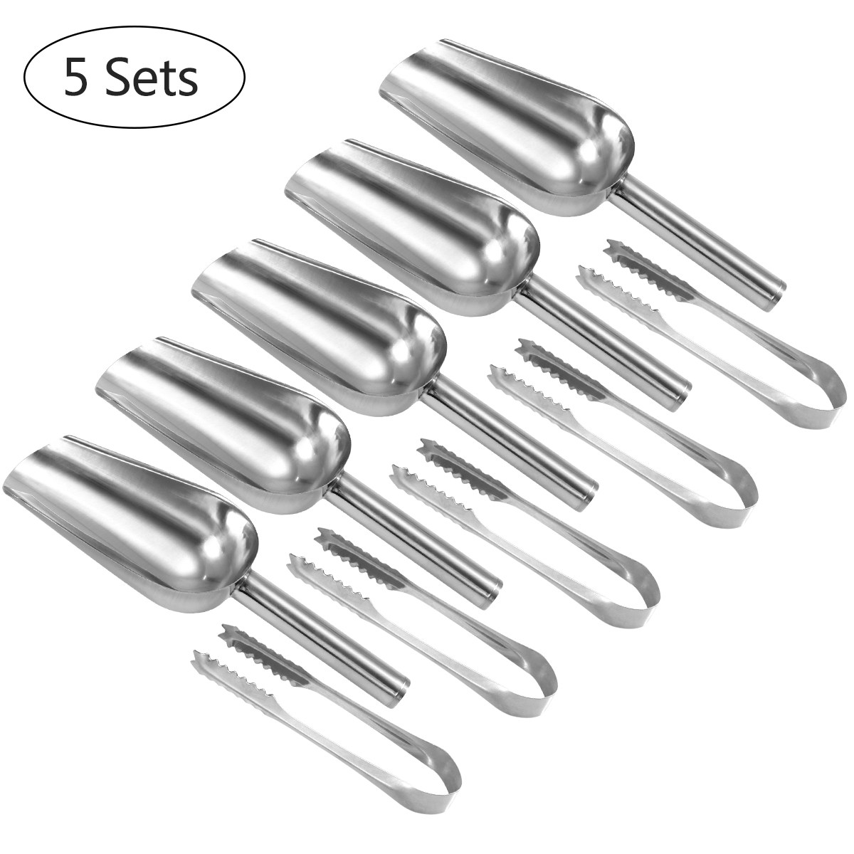 مجموعة من 5 قطع من مغرفة الثلج - مراجعة Home Bar Set وسعره