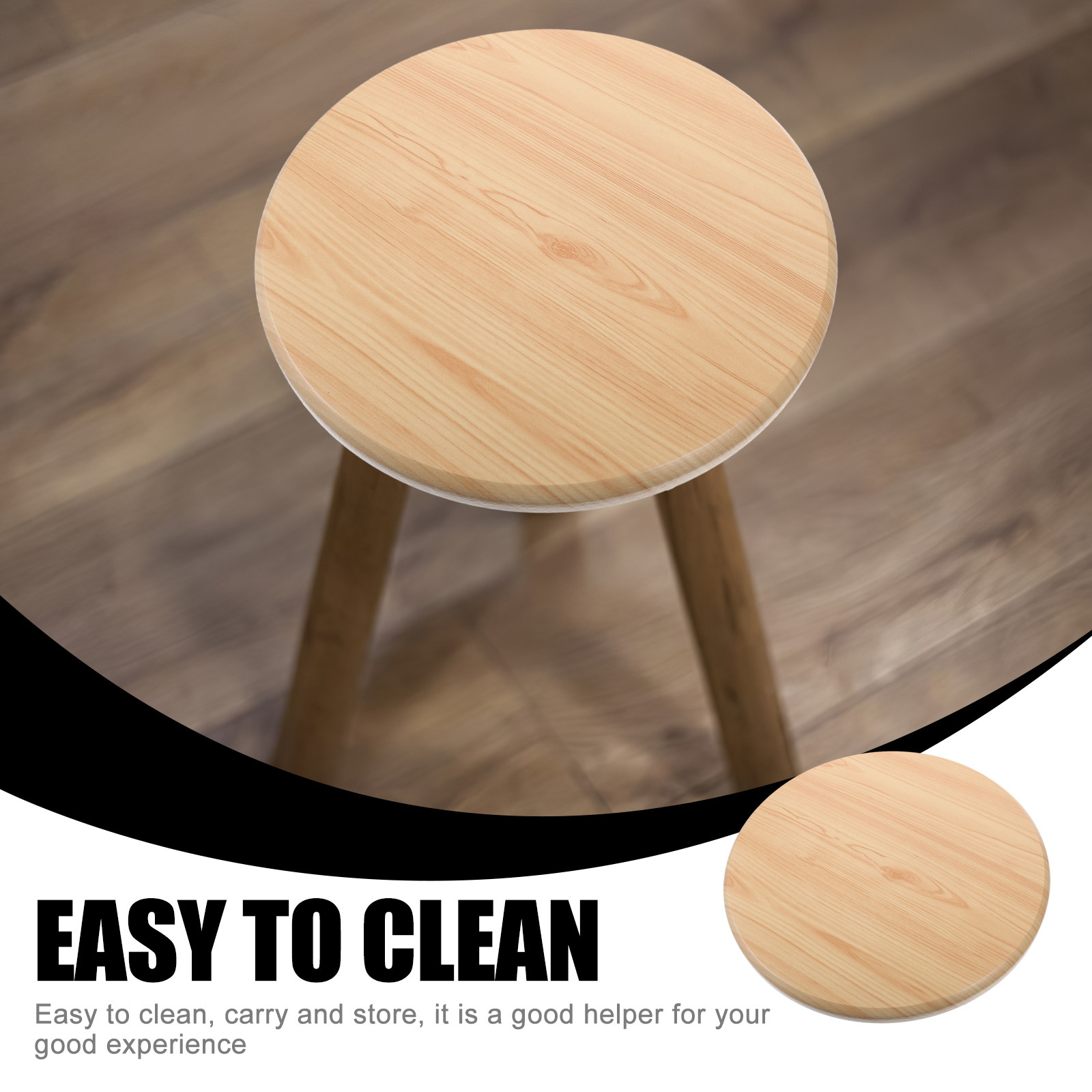 غطاء مقعد خشبي دائري متين لاست - مراجعة Home Bar Stools وسعره