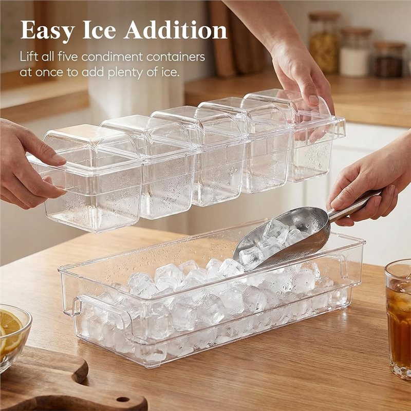 DTA4-لوازم البار، صينية تقديم  - مراجعة Garnish Tray Set وسعره