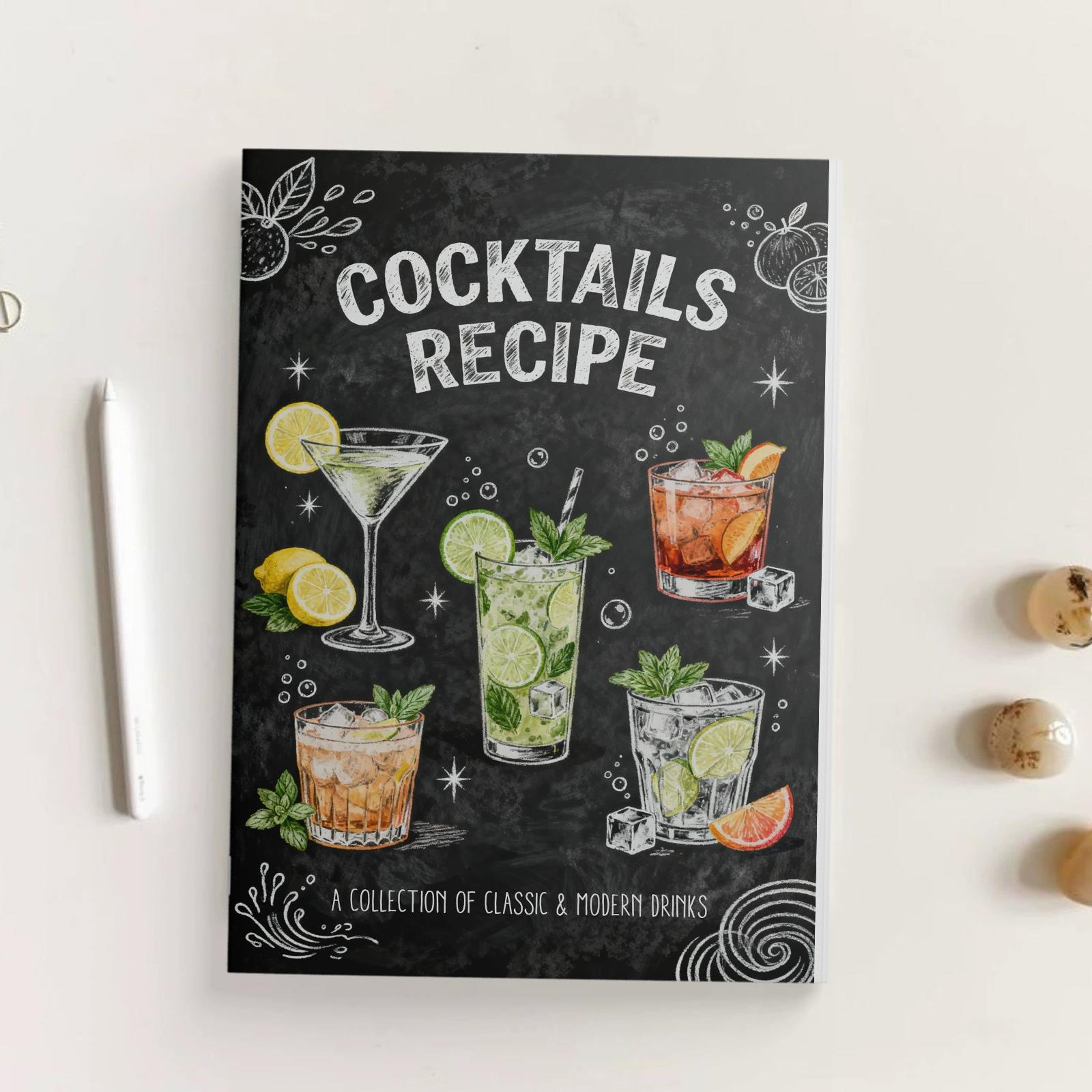 كتاب وصفات الكوكتيلات الكلاسيك - مراجعة Cocktail Recipe Book وسعره