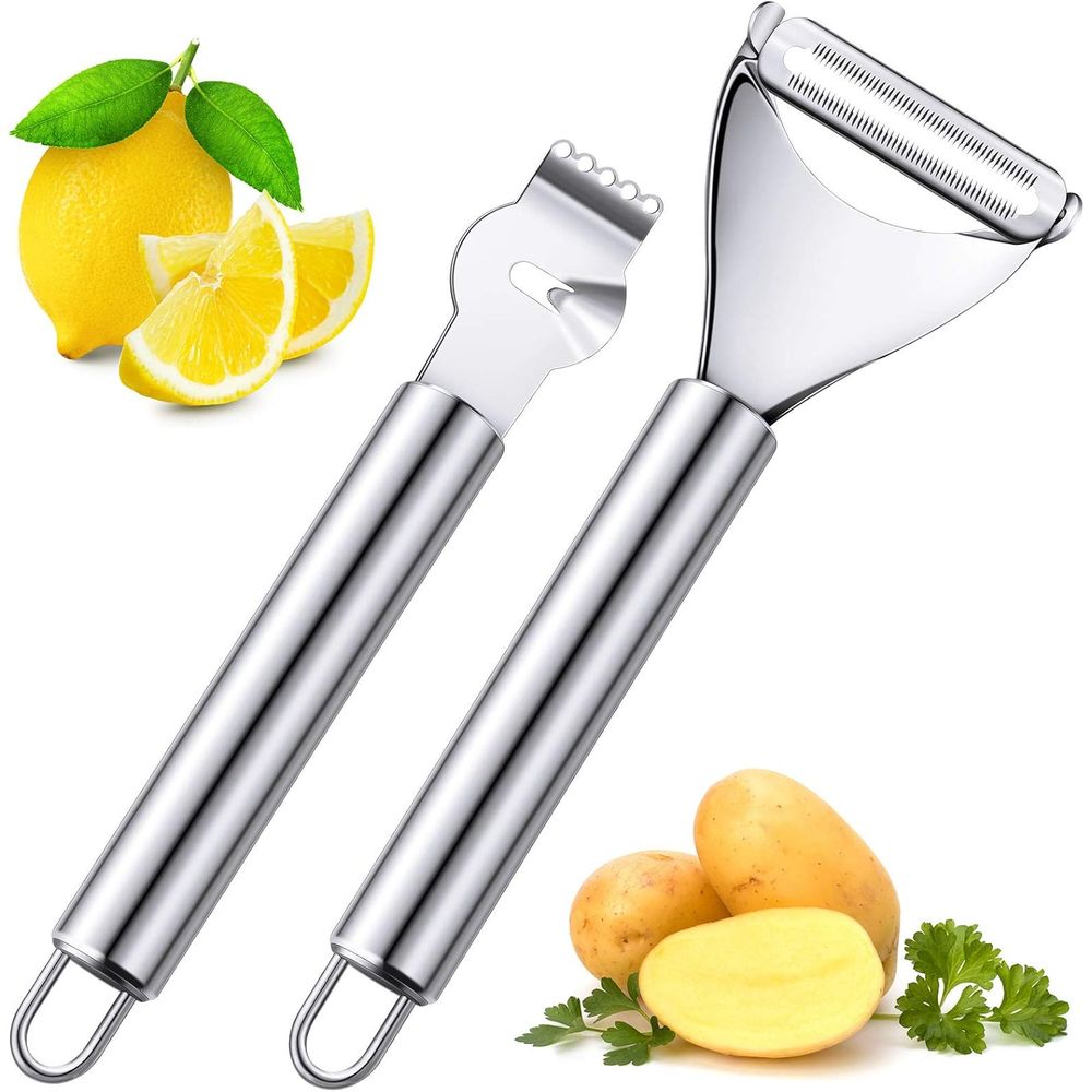 مقشرة حمضيات من الفولاذ المقاو - مراجعة Peeler Channel Knife وسعره