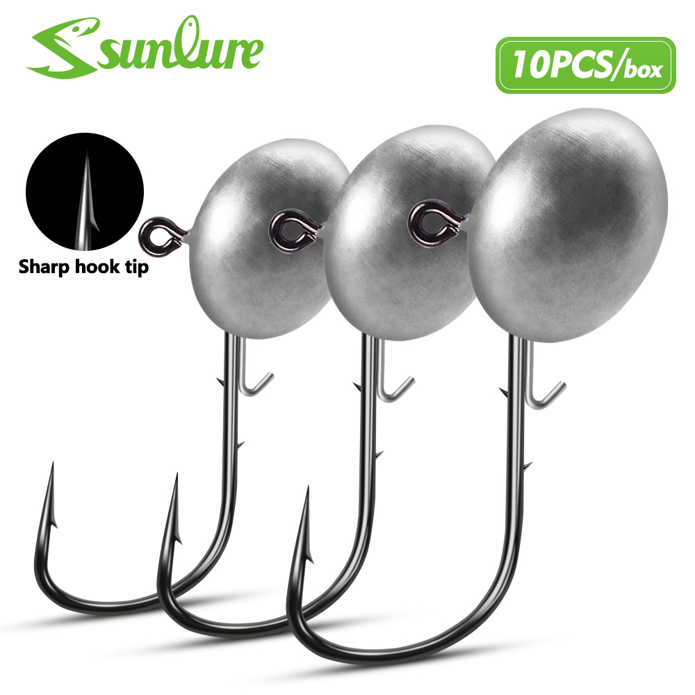 صن لور 10 قطع/علبة خطافات صيد  - مراجعة Jigger Double Sided وسعره