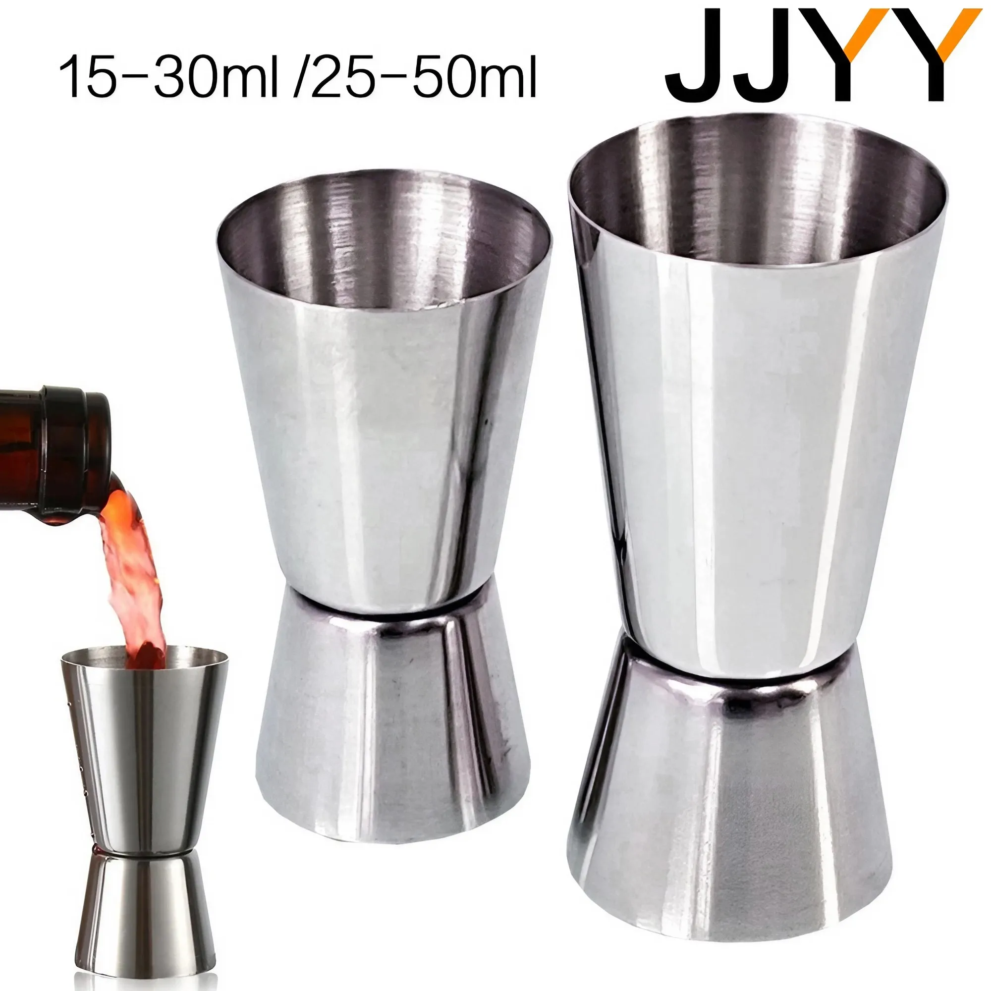 JJYY الفولاذ المقاوم للصدأ 15- - مراجعة Jigger Double Sided وسعره