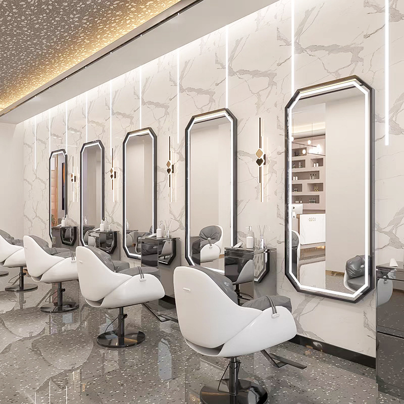 مرآة كاملة الطول مع شريط إضاءة - مراجعة Home Barbershop وسعره