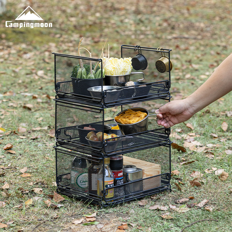 CAMPINGMOON CK-23BK سلة تخزين  - مراجعة Home Bar Shelves وسعره