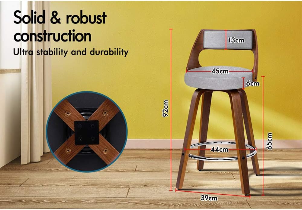 مع مسند للقدمين وتسوية الساق ا - مراجعة Home Bar Stools وسعره