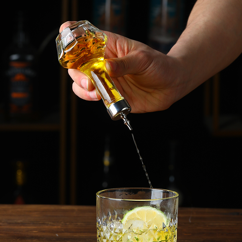 زجاجة ربط زجاجية مع أداة بار ا - مراجعة Bitters Bottle Set وسعره
