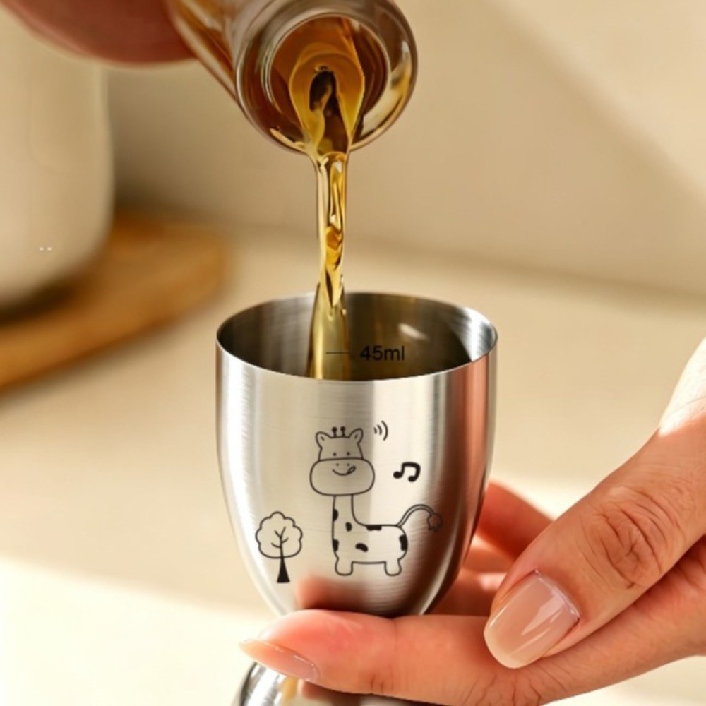 كوب قياس من الفولاذ المقاوم لل - مراجعة Jigger Double Sided وسعره