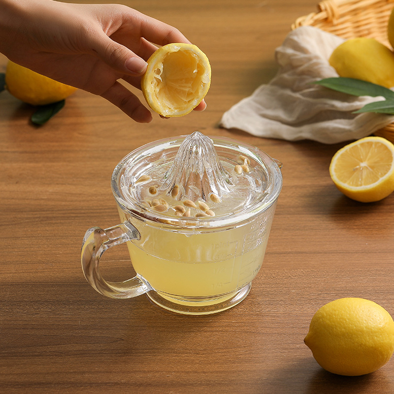 عصارة ليمون زجاجية إبداعية للم - مراجعة Citrus Juicer Bar وسعره